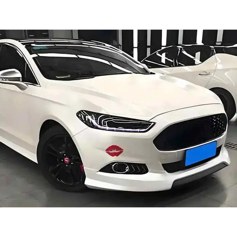 أنظمة السيارات Pp طقم الجسم الواسع الجبهة شفة ممتصة للصدمات الخلفية الجانب تنورة ل مونديو 2013 2014 2015 2016 #5