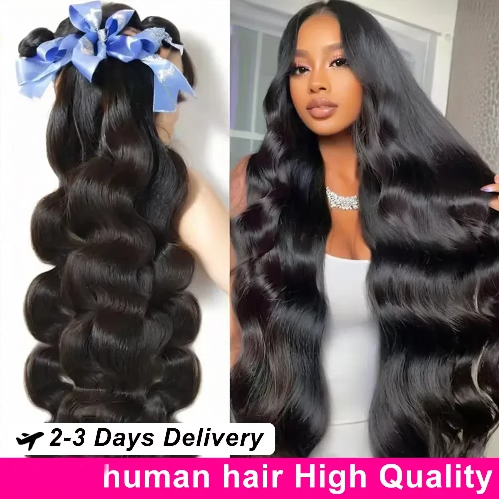 

16A Body Wave Bundles Quality Human Hair Brazilian Virgin Weave Hair Natural Black 3 4Pcs Raw Hair Bundles Extensions