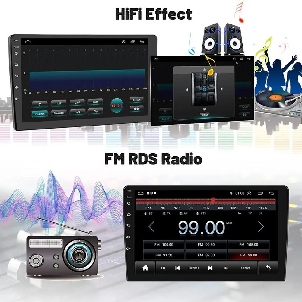 Radio estéreo para coche Android13 de 10 pulgadas, navegación GPS 2 + 32G para Camry 2012-2014, compatible con CarPlay Android Auto RDS WiFi/SWC/Mirror Link