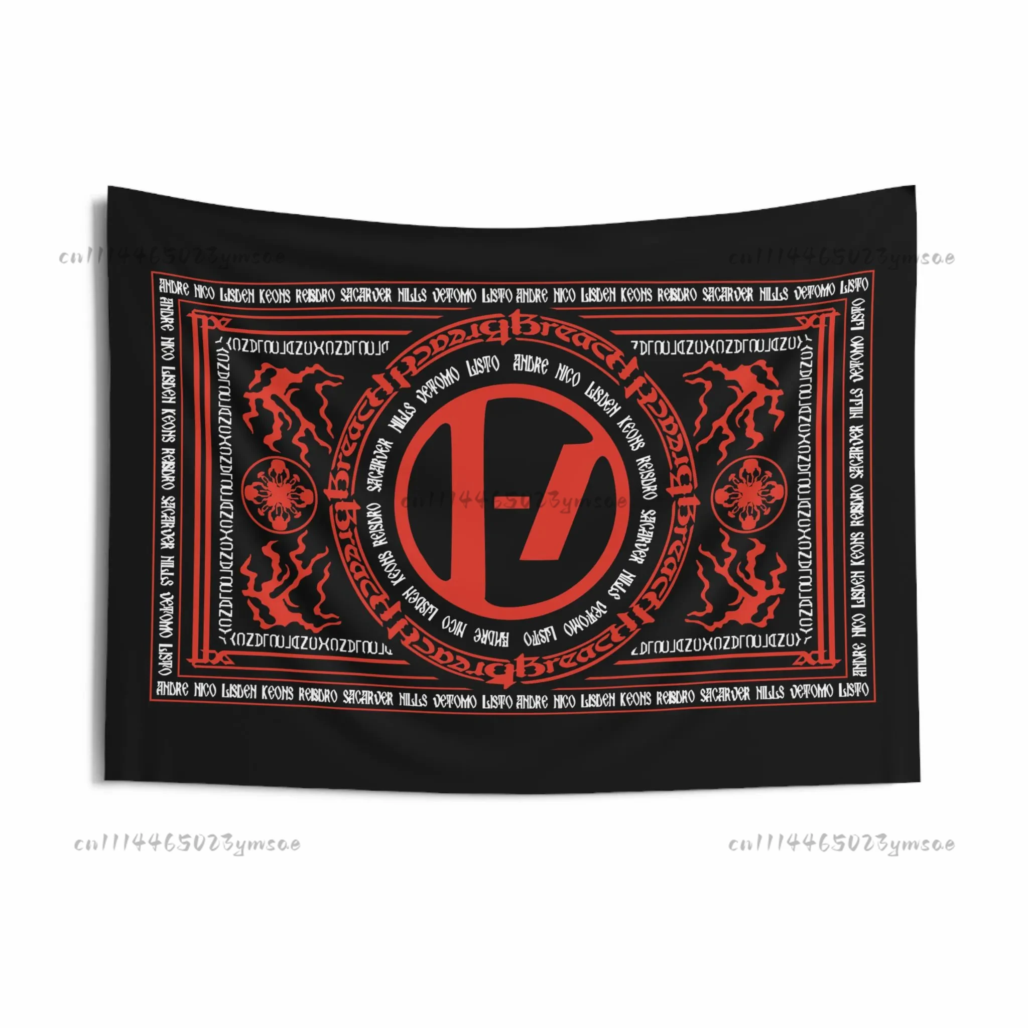 Popular T-Twenty One Pilot Band Tapestry Flags Wall Art Deco