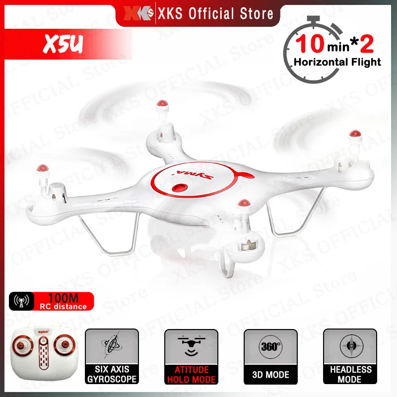 Syma-X5U RC Quadcopter Drone, Télécommande 2.4G, pouvez-vous roscope 6 Axes 3D, Mode Sauna Sans Fil, Quadcopter Électrique RC, Jouet Cadeau pour Garçon