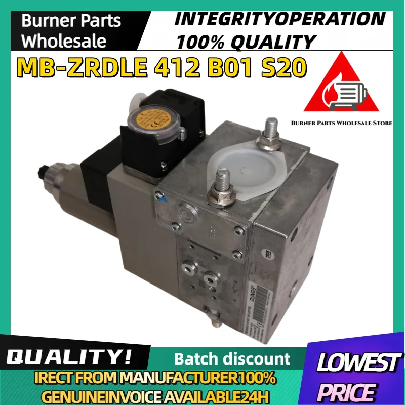 Brand New MB-ZRDLE407S50 MB-ZRDLE410 412 415 420B01S20 Gas Valve Assembly Two-Stage Safety Solenoid Valve for Industrial Burner