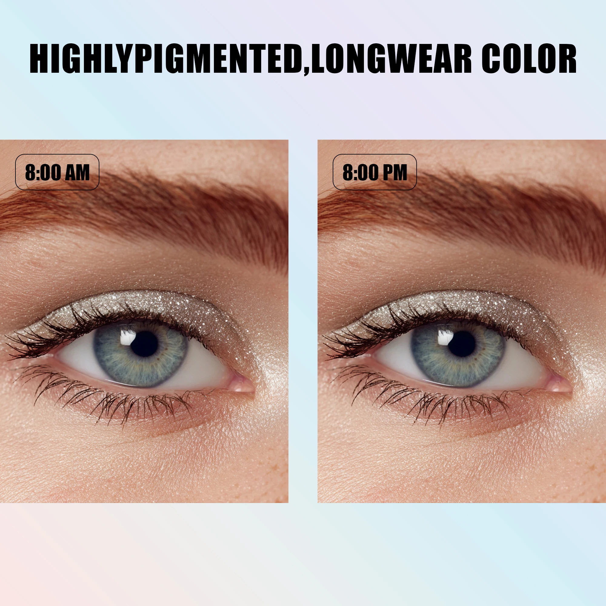 Liquid Eyeshadow Liquid Fine Shimmer High Light Eyeshadow delicate everything with influencer