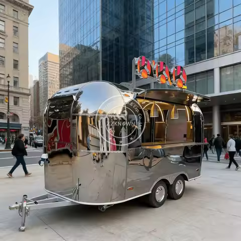 Mobile Street Mobile Restaurant Kitchen Burger Catering Coffee Trailer Pizza Food Kiosks Food Caravan Food Truck Car