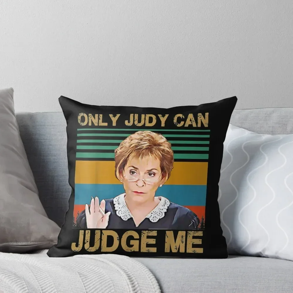 Funny Only Judy can judge me Retro Vintage Throw Pillow New year christmas pillow case pillow