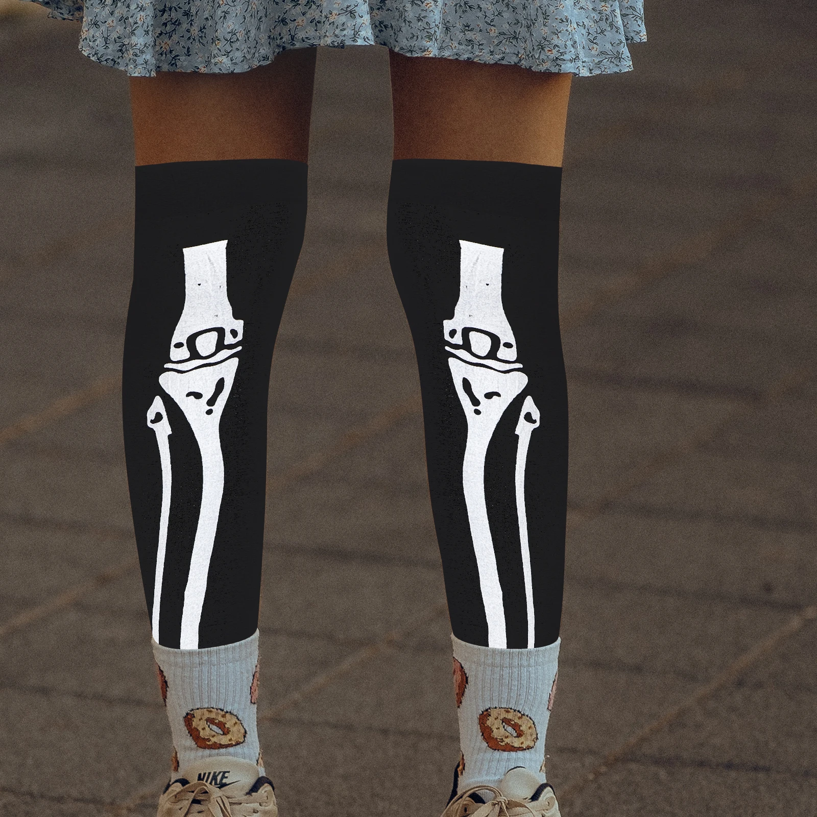 The Flowers Skull Hat Suit Decorazione Cappelli decorativi Tessuto Accessori Halloween Adulto