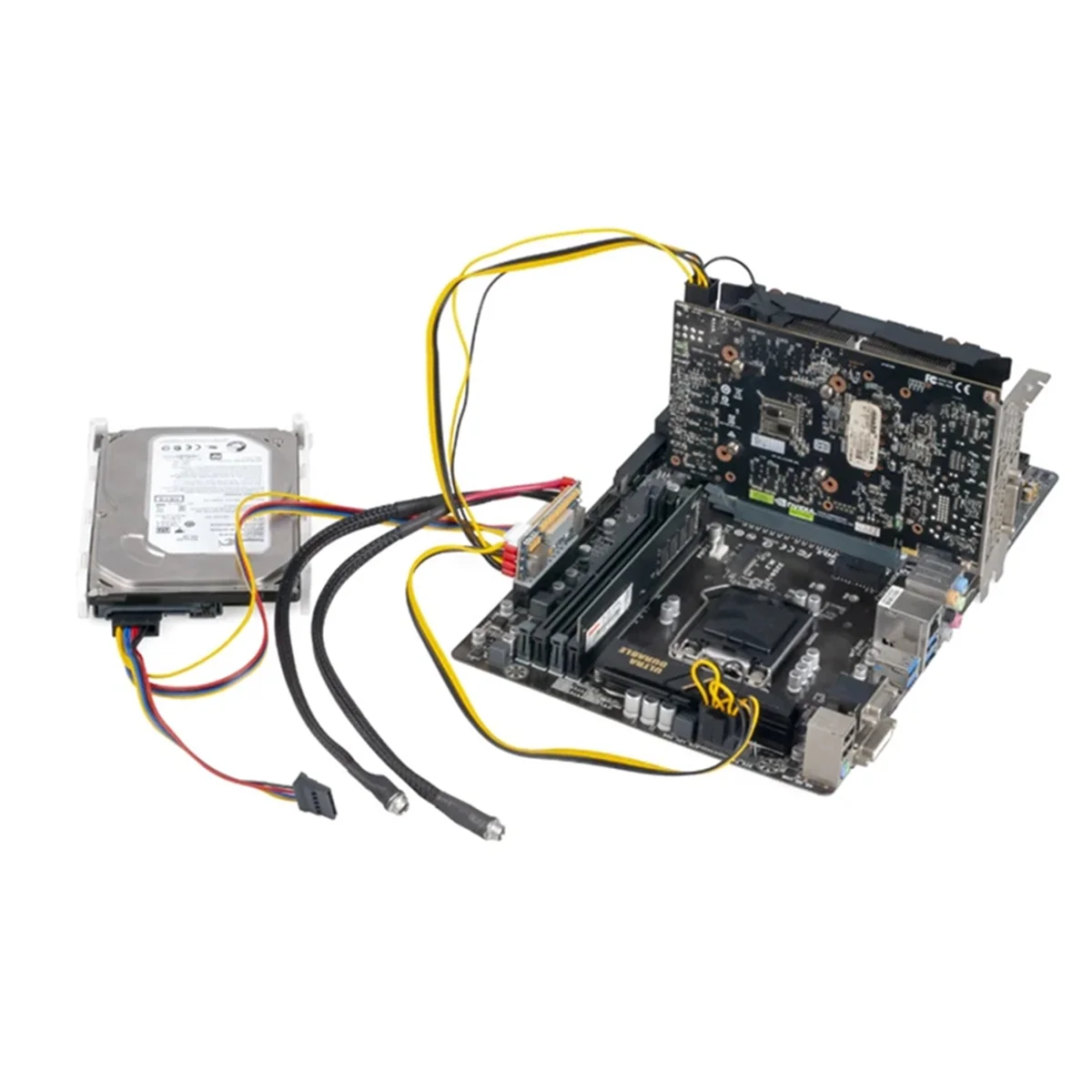 N36R_DURABLE 450W 24Pin 12V DC Input 450W Output Switch DC-DC ATX Power Supply