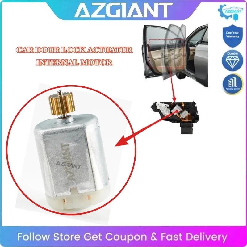 

AZGIANT DC 12V Car Centre Door Lock Motor High-Speed Low Noise For 1997-2006 Jaguar XK8 X100 Interior Replacement Parts