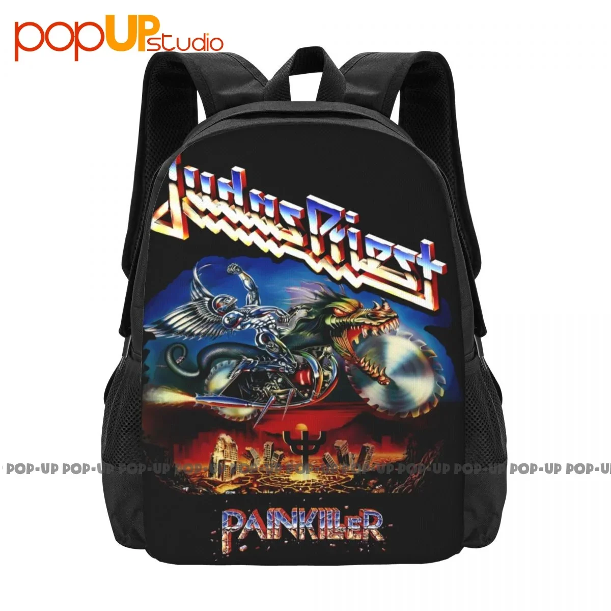 

Judas Priest Painkiller 1990 Backpack Large Capacity Fashion Beach Bag Shopping Bag Multi-function