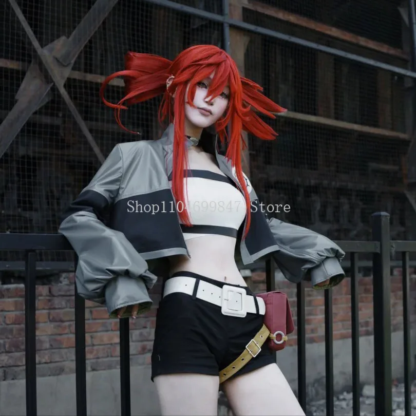 Gachiakuta Riyo Reaper Cosplay Costume Anime Uniform Choker Akuta Cleaners Set Halloween Cos Props For Women Girls Adult