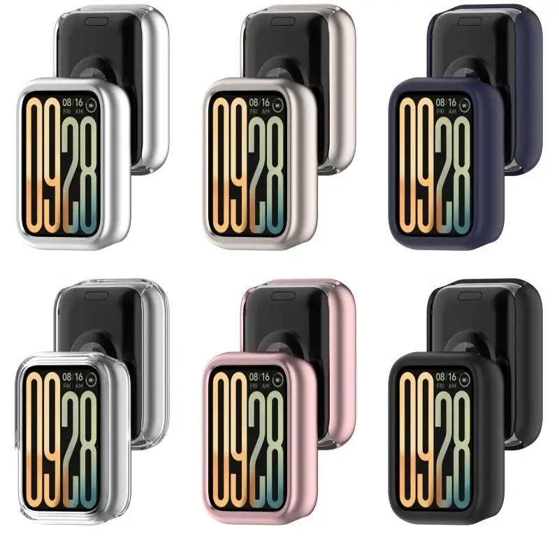 PC Hollow Case For Xiaomi Mi band 9 Pro Smart Watch Strap Bumper Cover Screen Protector For Xiaomi Mi band9 Pro