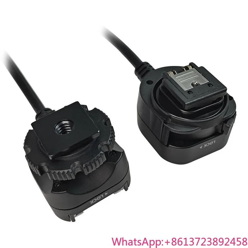

2m High-speed Synchronous MI Hot Shoe Cable, Compatible with A7 Series 1PC Line Flash TTL Off-machine Lead Flash Cable