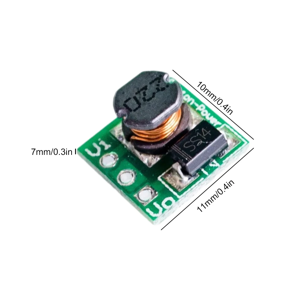 DC-DC Step-Up Power Module 1.5V 1.8V 2.5V 3V 3.3V 3.7V 4.2V To 5V Mini DC DC Boost Voltage Module 0.9-5V To 5V