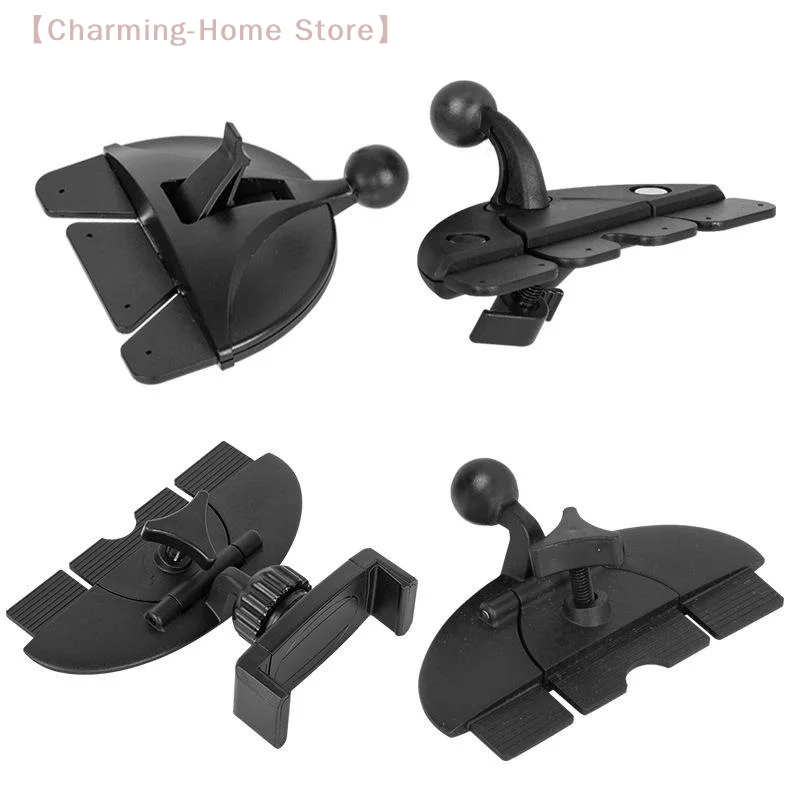 【M】Universal Car CD Slot Phone Mount Accessories 17mm Ball Holder Stand Cradle For Mobile Phone Cell Phone