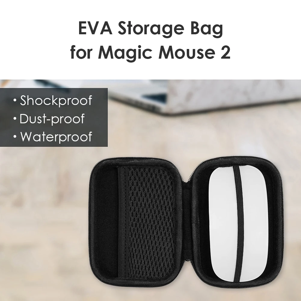 Portable Travel Hard Shell EVA Carrying Case Magic Mouse Mouse Hard Pouch Cover Case Bag for Apple Magic Mouse 2