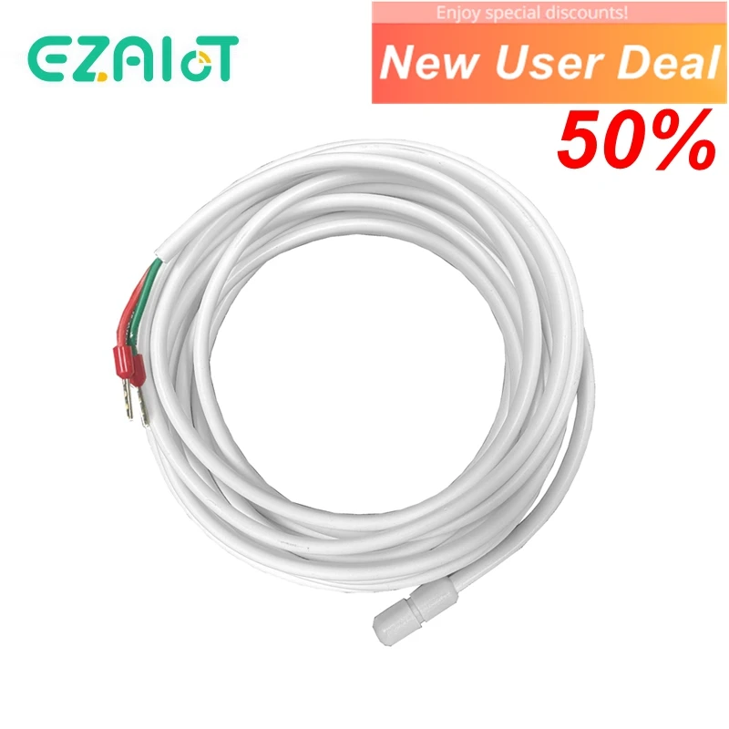 EZAIOT NTC Temperature Sensor 10K3380 Detect Heating Temperature -20℃～+105℃ for Smart Home Thermostat