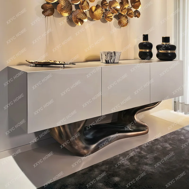 

Ретро-тумба для столовой S1saa, тумба для прихожей из массива дерева, современная простота дизайна