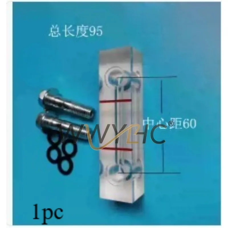 1PC Screw Air Compressor Oil Sight Glass Oil Level Gauge Oil Standard 40/50/60 / 80 / 90 / 100 / 120 / 140 / 160 / 200