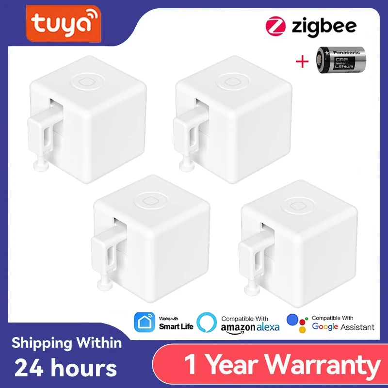 

Tuya Smart Touch Finger Robot ZigBee 3.0 Switch Button Pusher Bot Remote Control App Support Alexa Google Home Alice