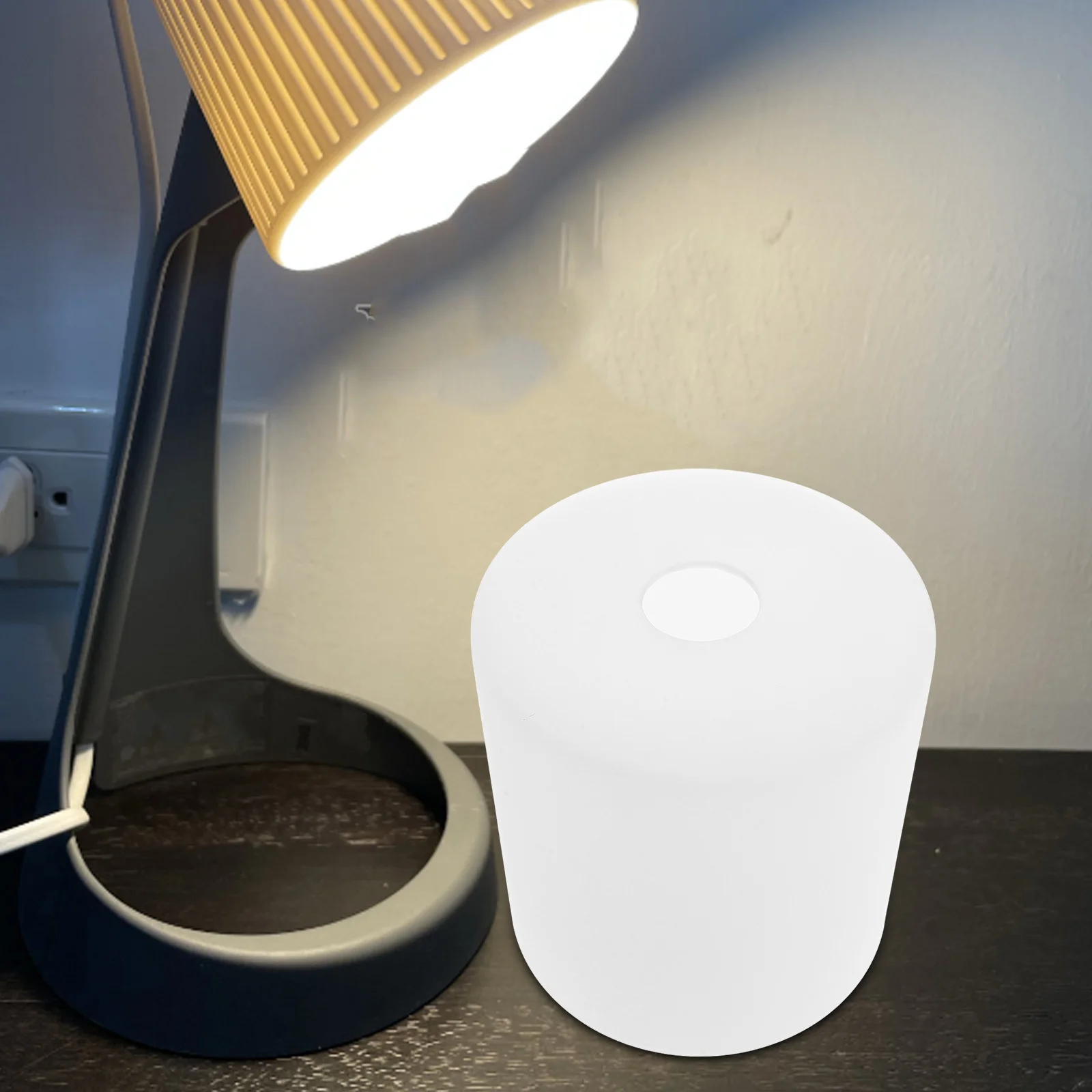 

White Glass Cylinder Lamp Shade E27 Frosted Finish for Pendant Floor Table Lamps Home Office Decor Lighting Fixtures Sconce