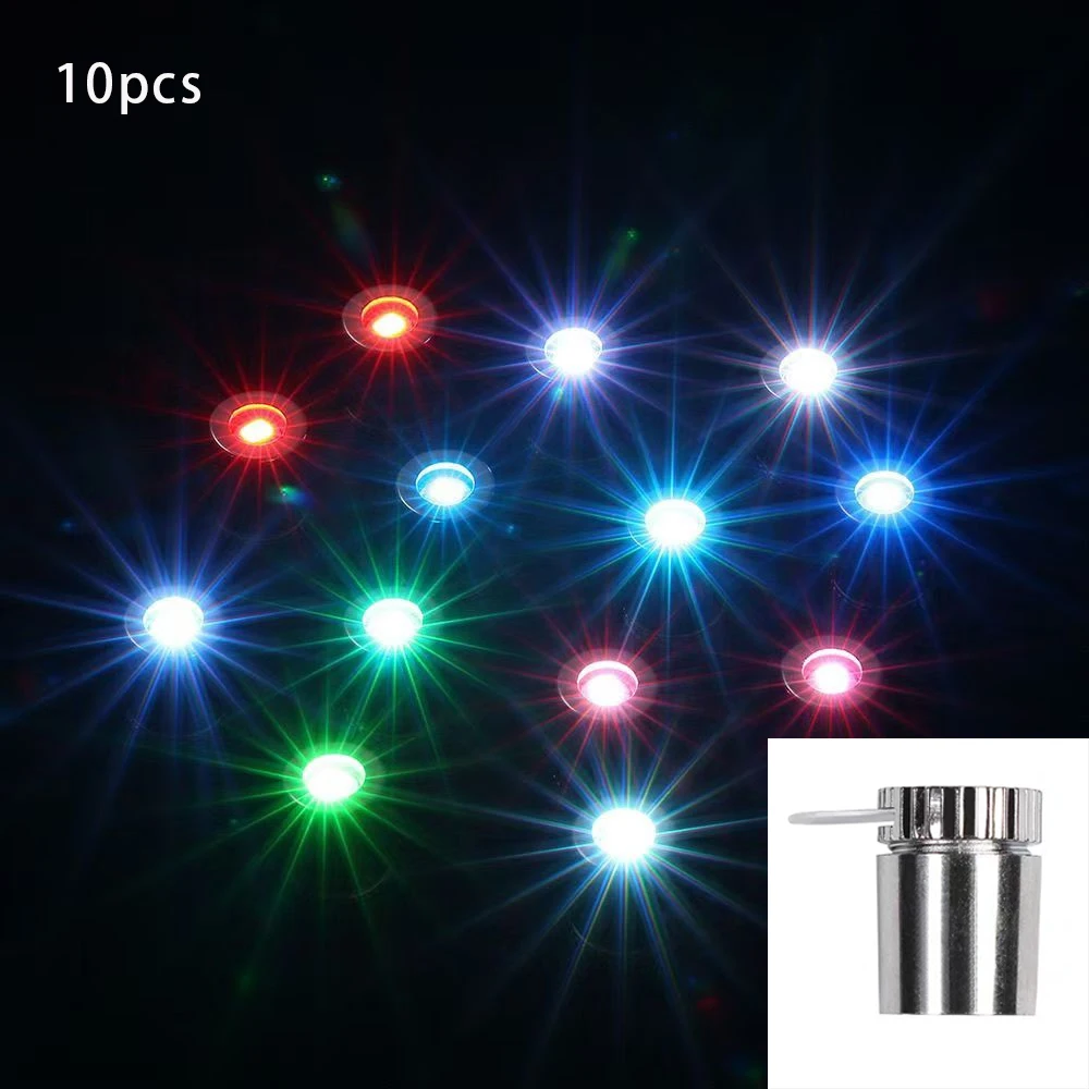 10pcs Miniature Led Lamp Model Metal Light Toys for DIY Model Making Dollhouse Balloons Party Decor Hand Craft Sandtable Layout