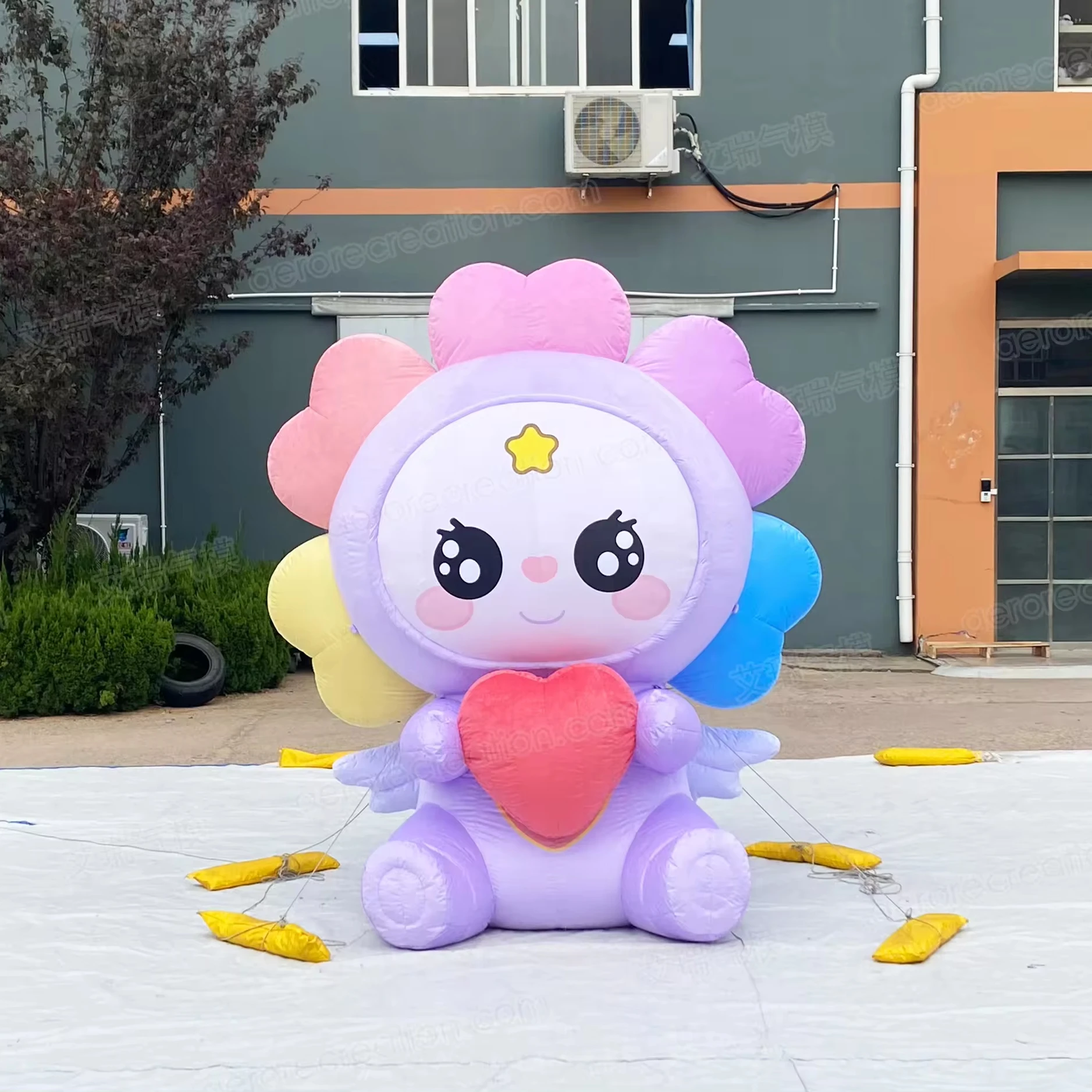 Outdoor Decoration Super Cute Inflatable Cartoon Giant Promotion Advertising Inflatable Custom Cartoon Mascot