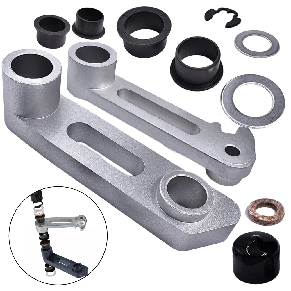 Deck Idler Tensioner Rebuild Kit for Riding Mowers Includes 11 Pieces with Dust Seals and Bushings for Easy Maintenance