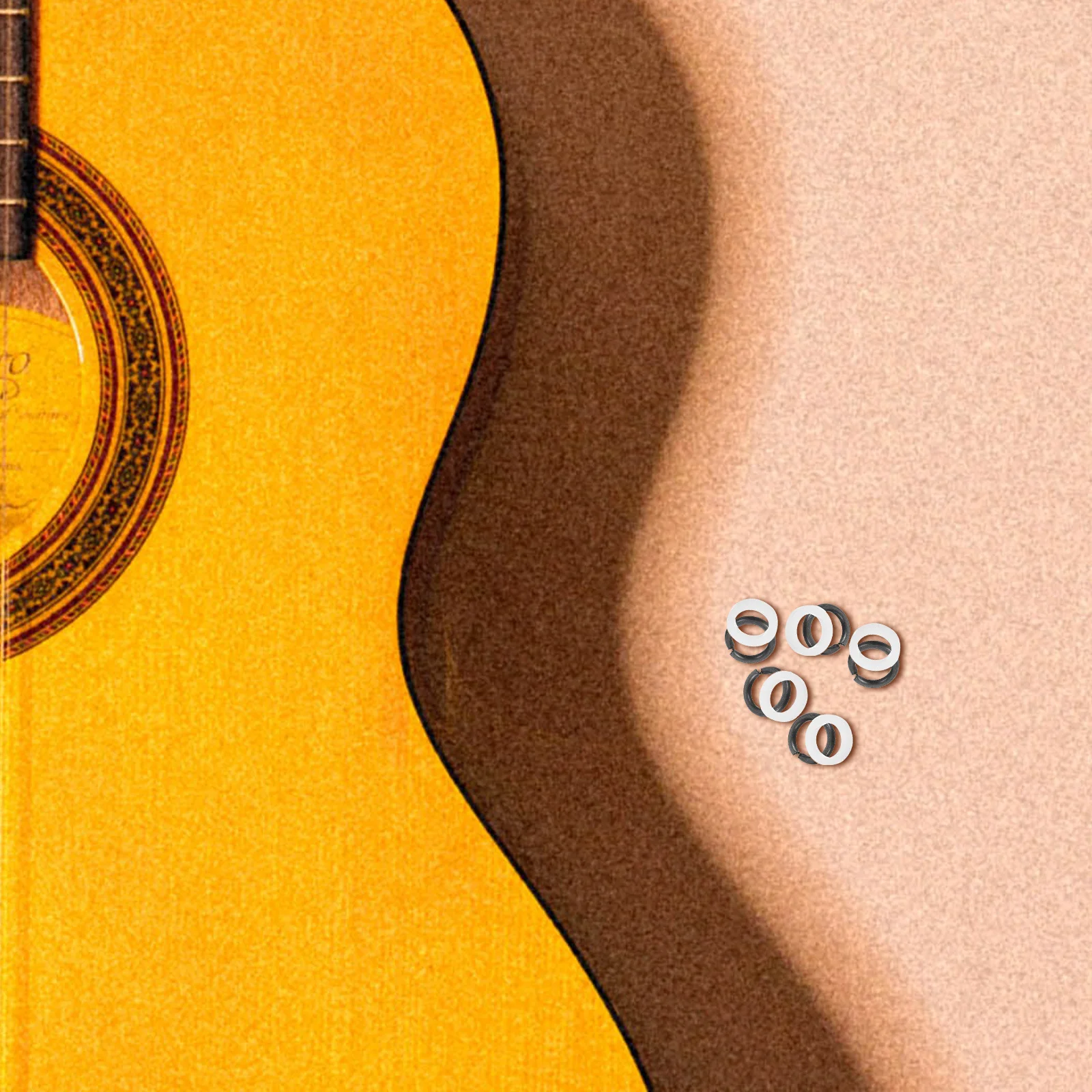 

20Pairs Professional Guitar Tuning Peg Washer Durable Replaceable Small Spacer Portable Tuner Accessory Guitar Tuning Peg Washer