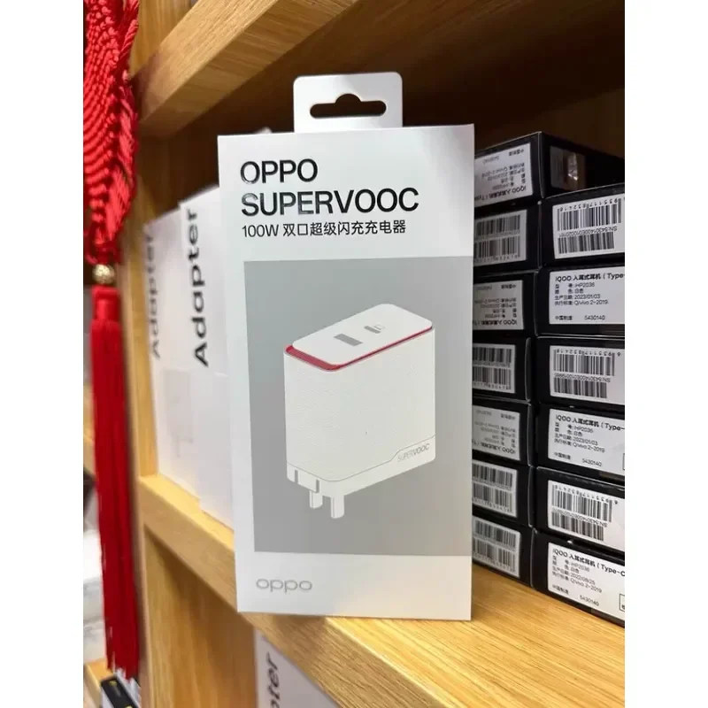 for OPPO 100W Dual Port Super Flash Charger Set Brand New Unopened Genuine