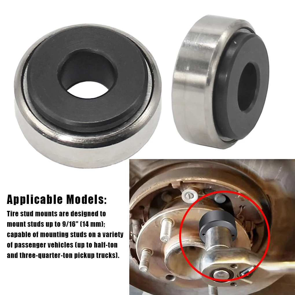 Silver Multi-functional And Sturdy Wheel Studs Installer For Light-Duty Trucks Portable Tire Studs silver 4 4cm 24234