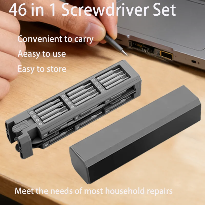 

Precision Screwdriver Set 8/46 in 1 Torx Hex Phillips Magnetic Screwdriver Phone Watch Laptop Mini Repair Tools