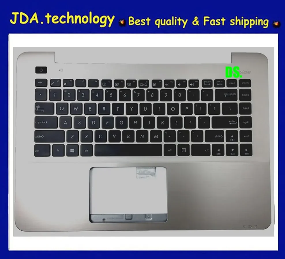 

New Palmrest topcase For ASUS X455 K455 A455 R455 X455L W419L Y483C F455 US Keyboard upper cover Silver