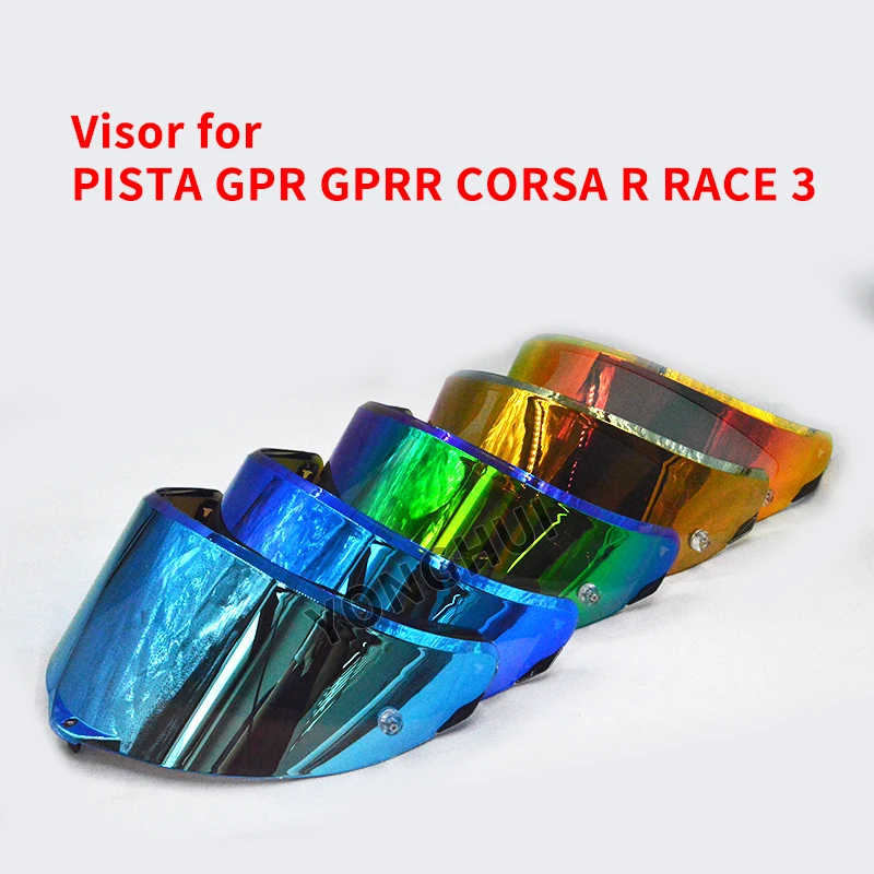 

Козырек для мотоциклетного шлема PISTA GPR GPRR CORSA R RACE 3, защита для шлема, защита от УФ-лучей, аксессуары для мотоциклетного шлема