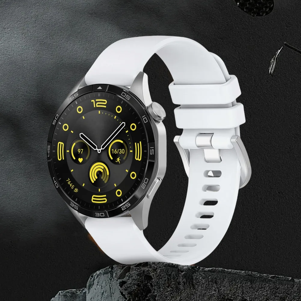 ソフトシリコンスポーツウォッチ,防汗ブレスレット,Huawei用スマートバンド,gt5,gt5 pro,gt4,18mm, 22mm