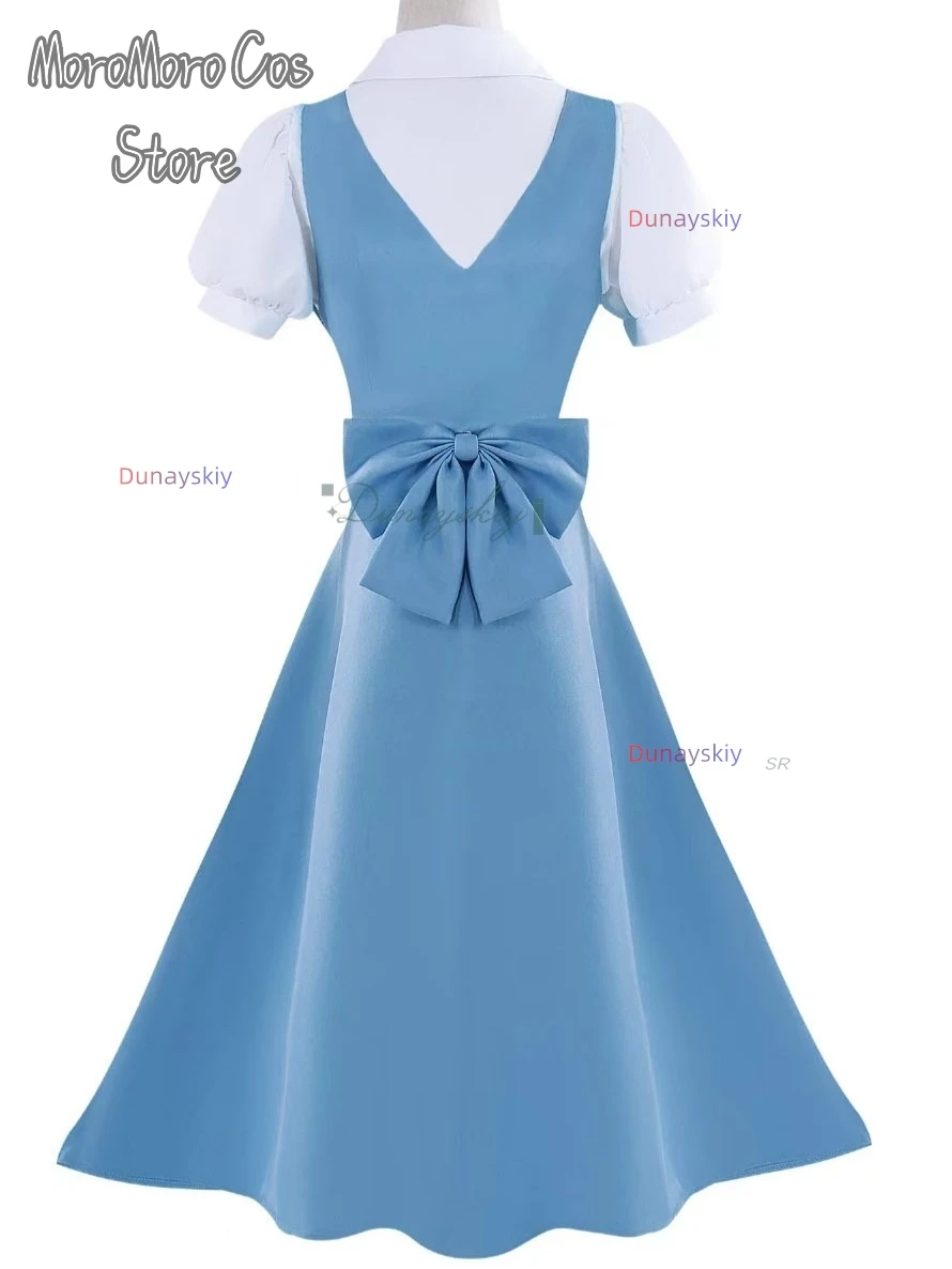 

Tendo Akane Blue Dress Cosplay 웃긴 의상 Anime Ranma 1/2 Role Play Uniform Suit Halloween Party Outfit Adult Women Carnival