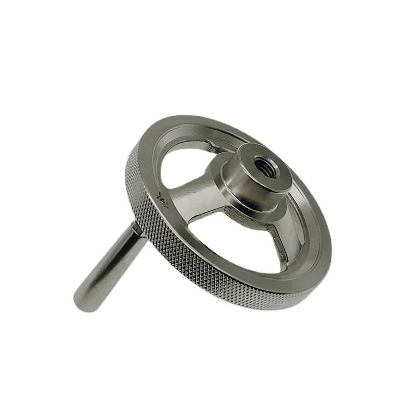 Threaded Handwheel Handle Stainless Steel  Machine Tool Mechanical L Valve