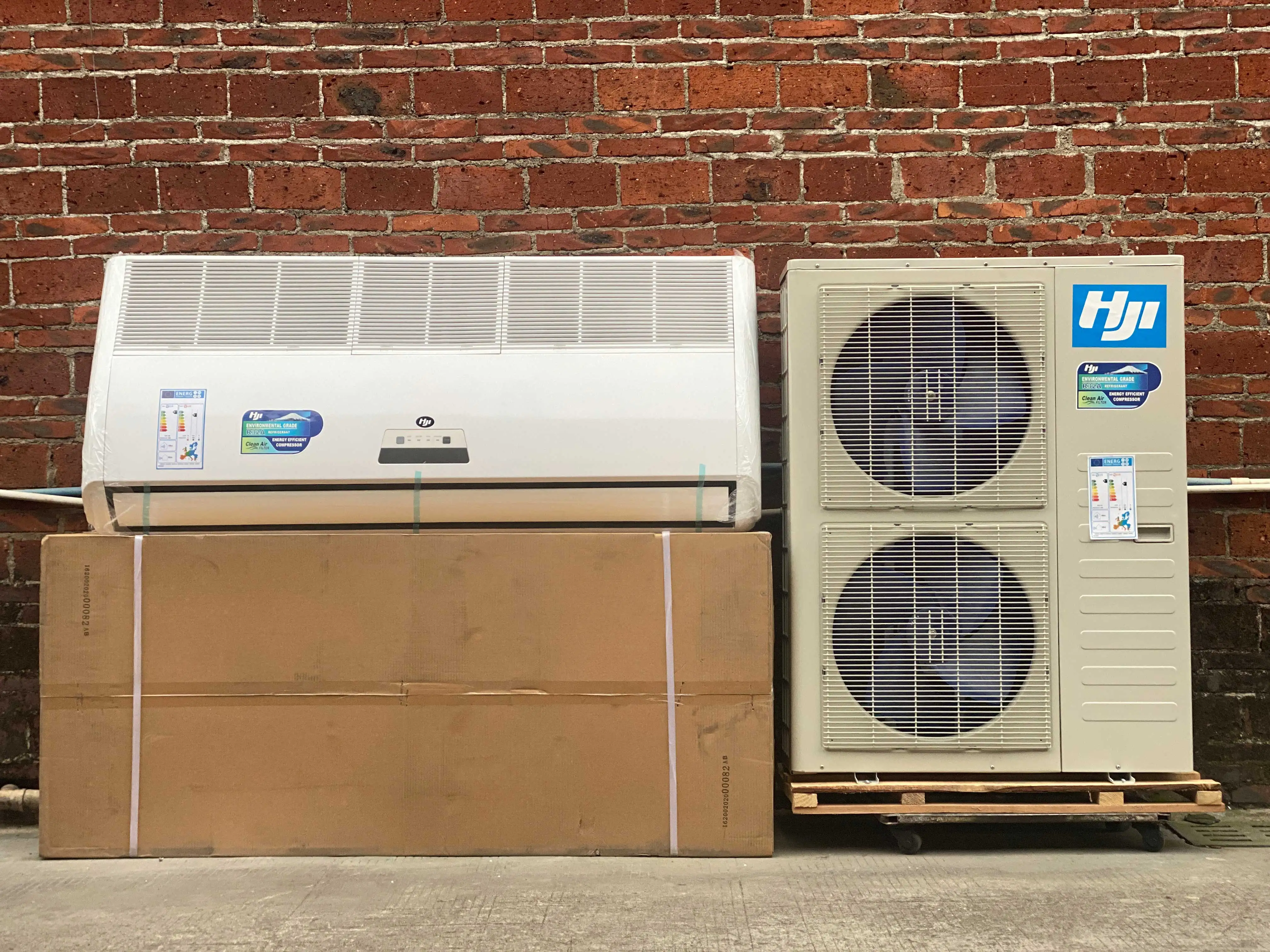 5ton 60000btu 6hp 17.5kw مكيف هواء سقف للتبريد والتدفئة فردي للمنزل والمكتب يستخدم سقف سبليت Monosplit AC