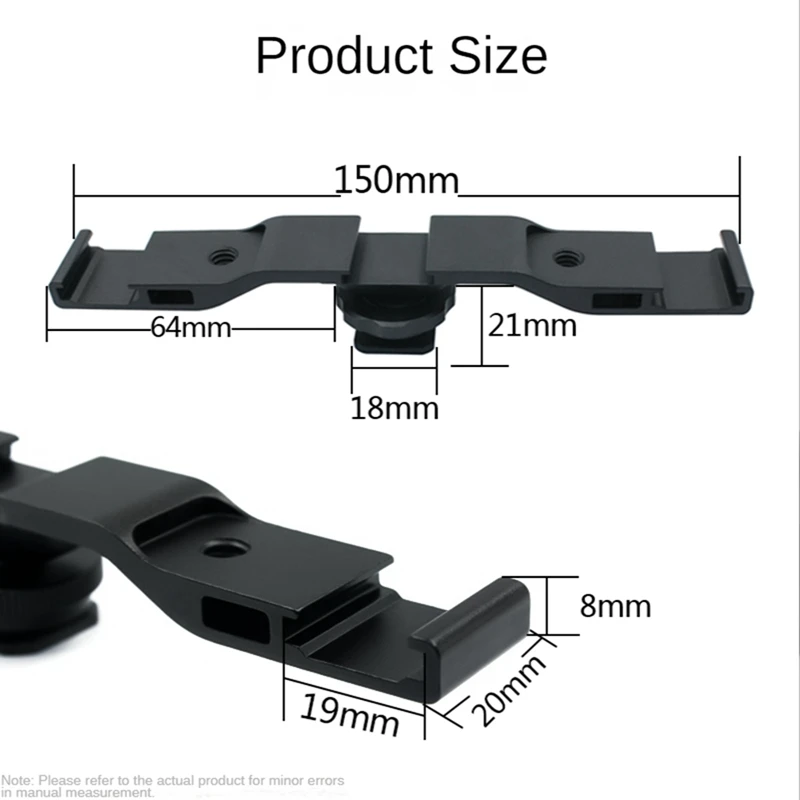Adapter do mocowania gorącej stopki wspornik pasek rozszerzenia do kamery Micro-Single do napełnienia światła mocowanie do butów