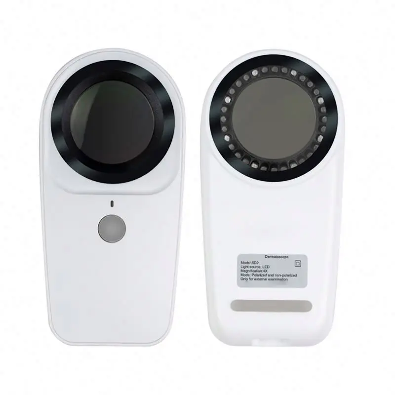 Pocket Dermatoscope Dermis Analyzer  LED Mirror Dermis fast shipping