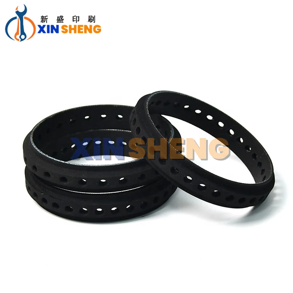 Best Quality 26 Holes 210x14MM Black Suction Belt For Komori Slow Down Belt