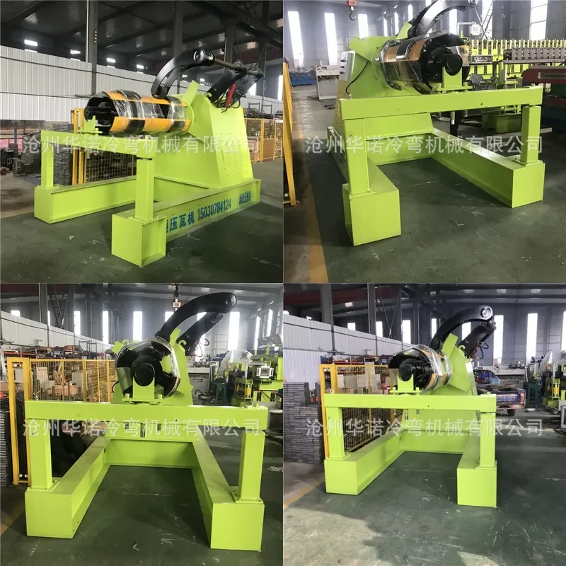 Deposit-Automatic uncoiler slider link rod with pressure arm winder color steel equipment various specifications color steel