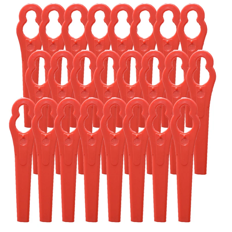 Lâminas de Substituição de Plástico Vermelho Jardim Acessórios Ferramenta Elétrica Parkside Prta 20-lia1 Lidl Ian 311046 83 mm 50 Pcs