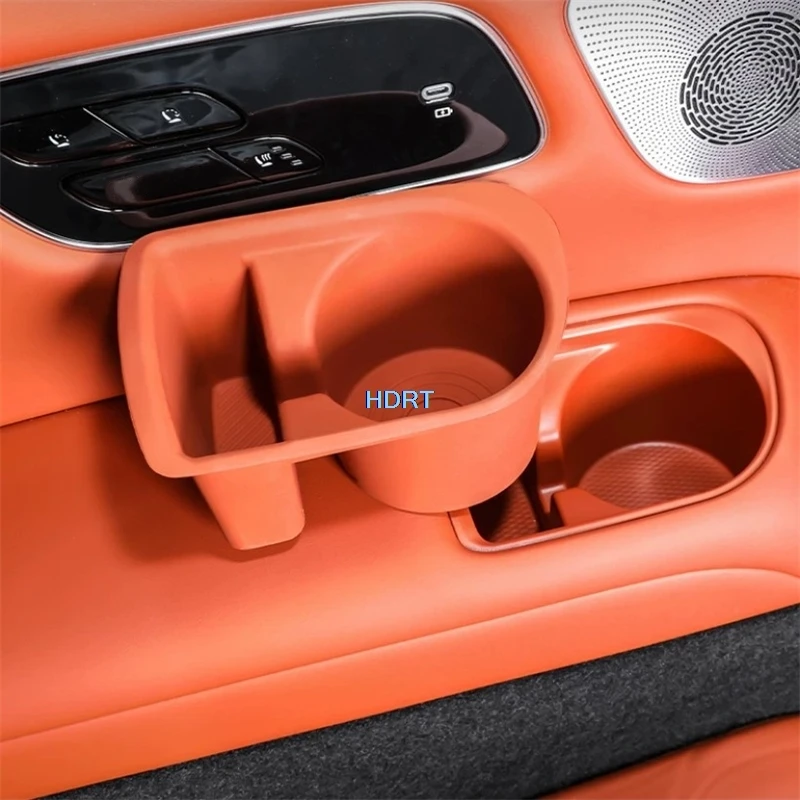 For Geely Galaxy M9 P117 2025 + Rear Row Water Cup Dust Proof Pad Storage Box Container Organizing Cover Car Styling Accessories