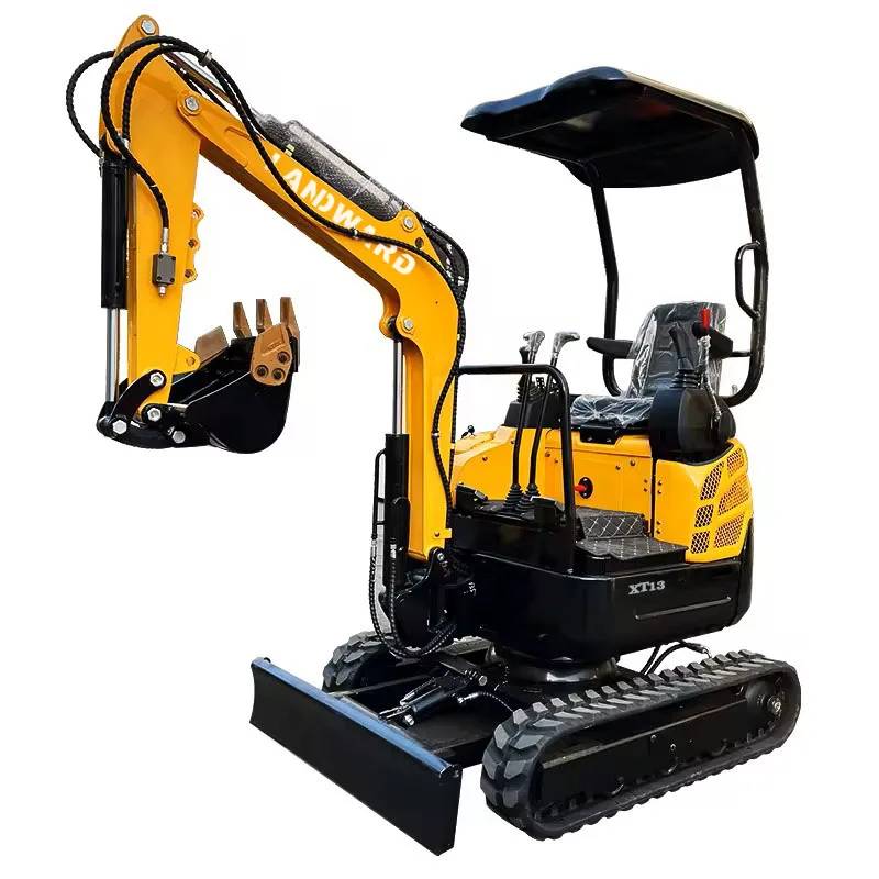 Europe Hot Sale Farm Turning Soil Small Excavator 1300 KG High Power Hydraulic Crawler Mini Digger Home Trencher Customized Sale