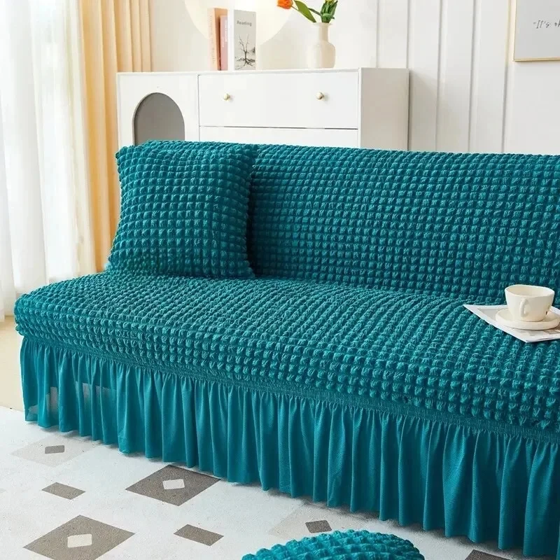 

Elastic Sofa Covers For Living Room Geometric ArmChair Knitted Corn Grid Fabric Sofa Slipcovers Chair Protector Home Decor