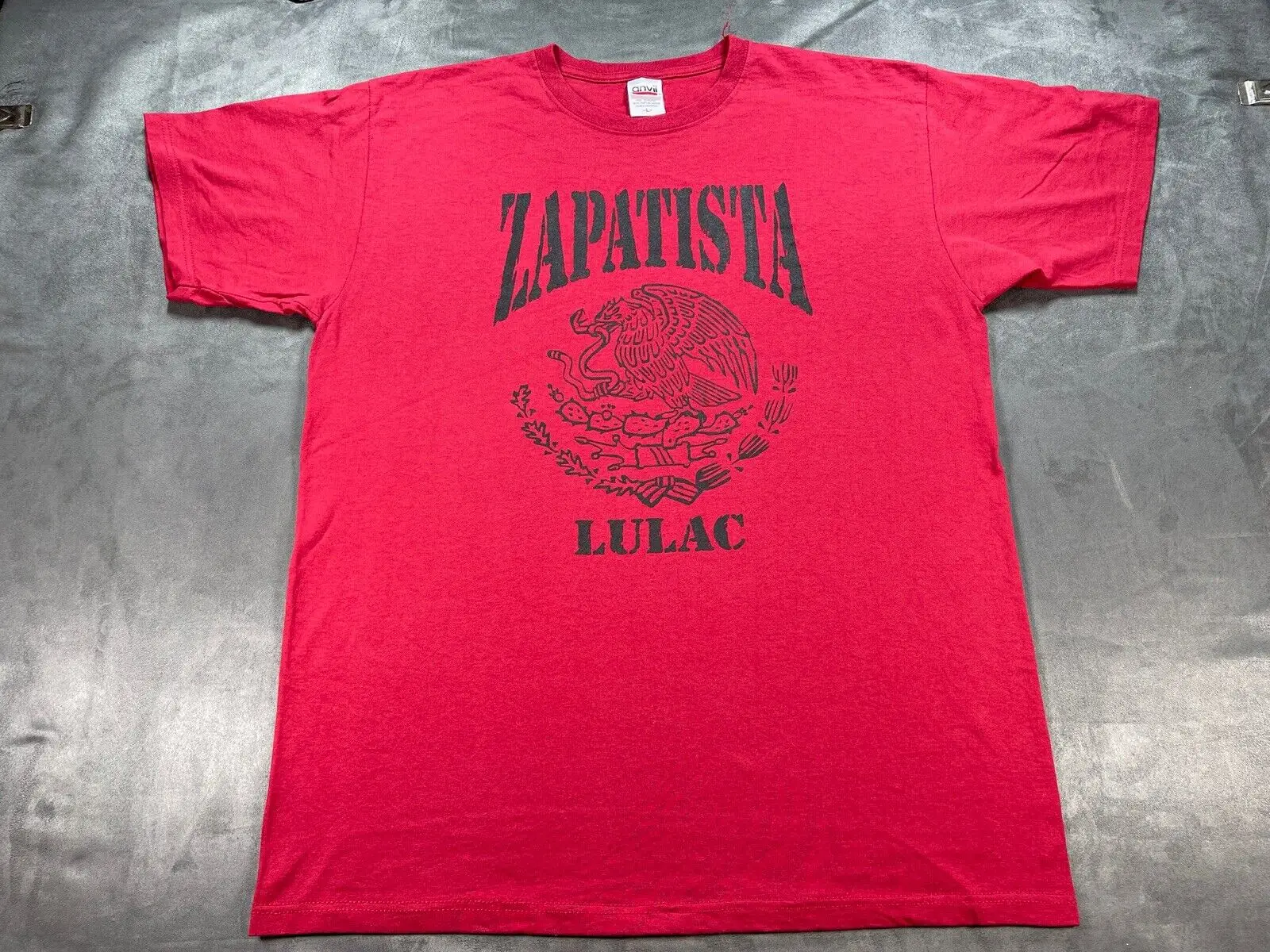 VTG y2K Zapatista LULAC TEXAS Shirt L League of United Latin American Citizens