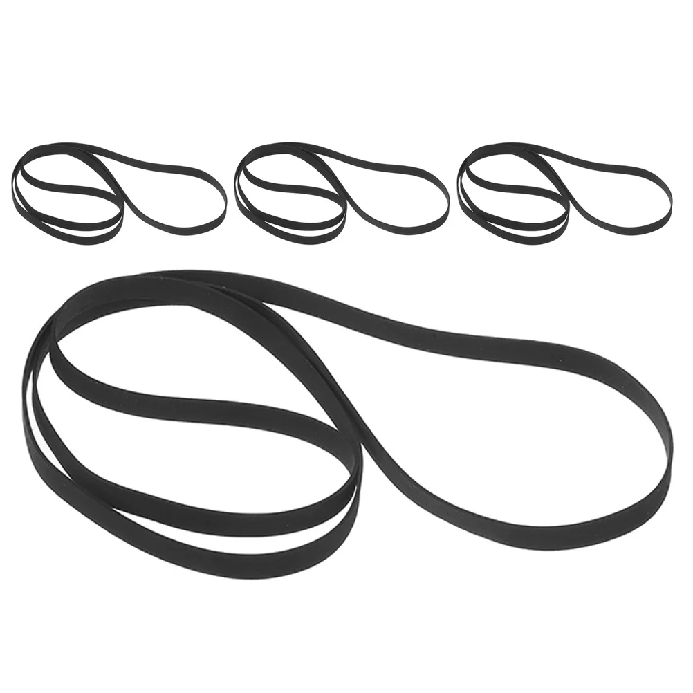 

4Pcs Record Player Belt Replacement Premium Rubber Drive Belts for Turntable Cassette Player Enhanced Playback Stability and