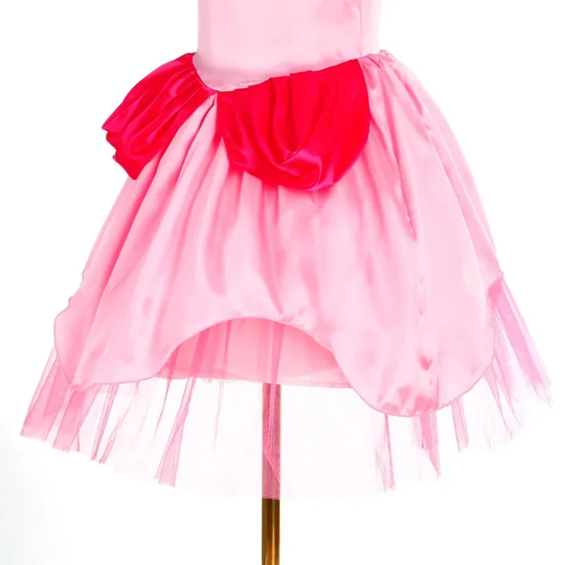 فستان الأميرة الخوخ للفتيات من سن 2 إلى 10 سنوات، زي ديزي التنكري، روزالينا، ملابس الأطفال، F؛ 5، M #5