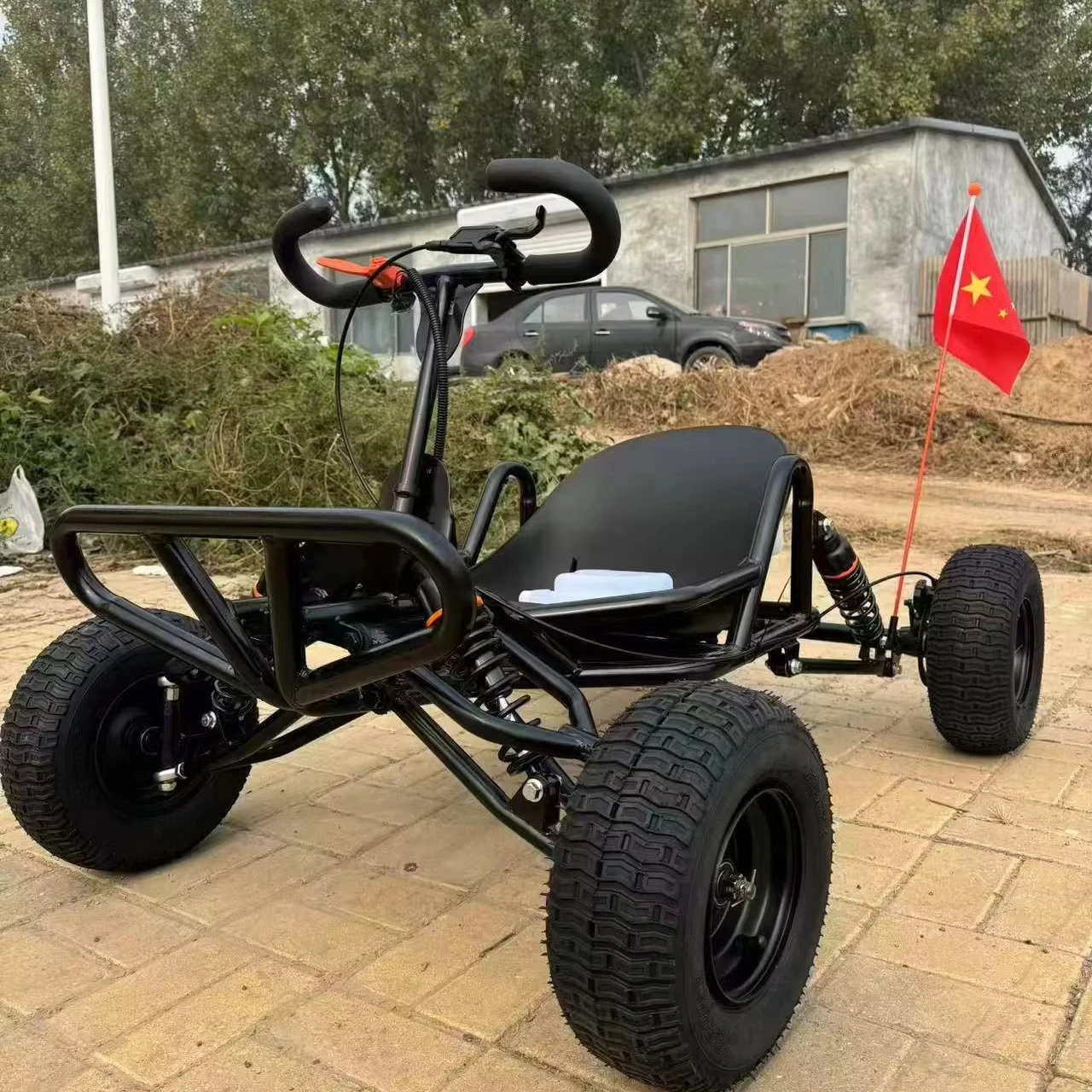 

90CCtwo-stroke 2.9horsepower Multi-function Outdoor Go-kart Top Speed Suitable For Both Teenagers And Adults Load Capacity 180kg