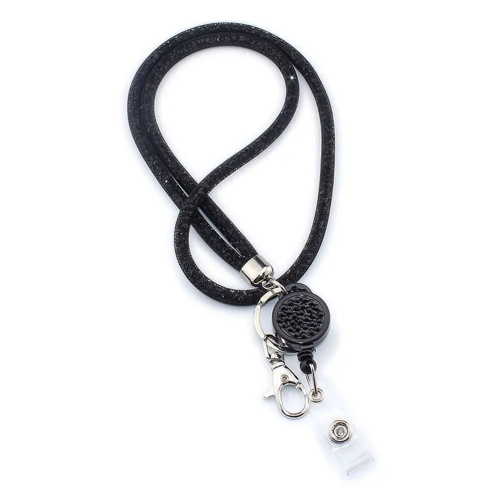 Portable Women Id Card Id Holde Multi Color Phone Strap Lanyard Retractable Lanyard Keyring